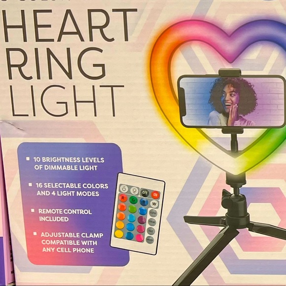 Darta heart ring light. Eight color changing. New - Picture 1 of 1